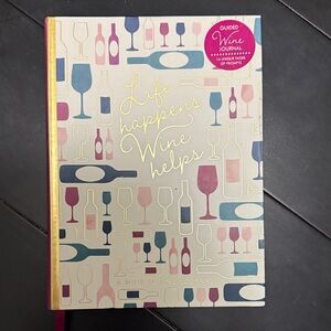 Wine Journal with Colorful Bottle Design